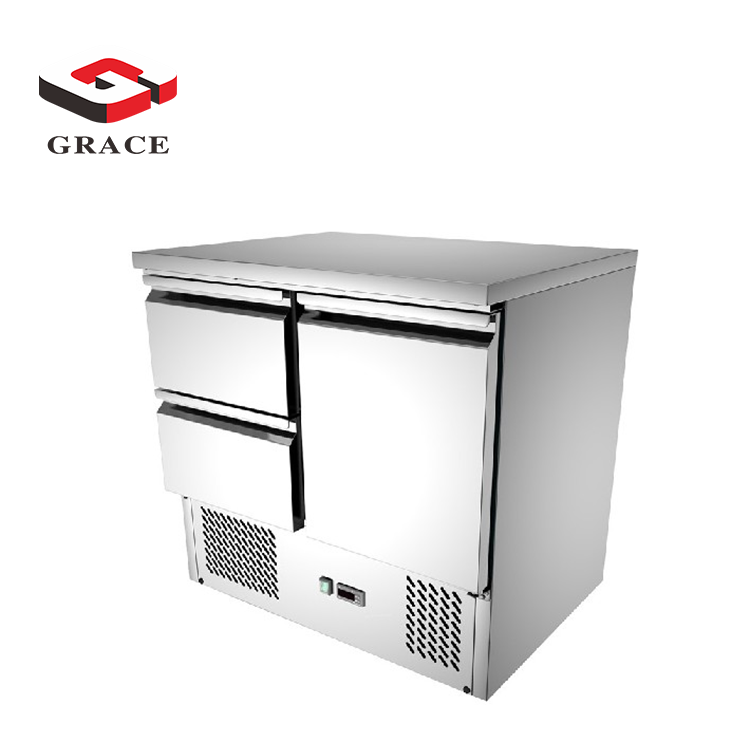 Grace refrigerated stainless steel salad bar