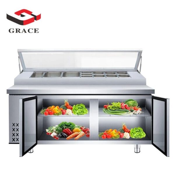 Steel Salad Bar Refrigeration