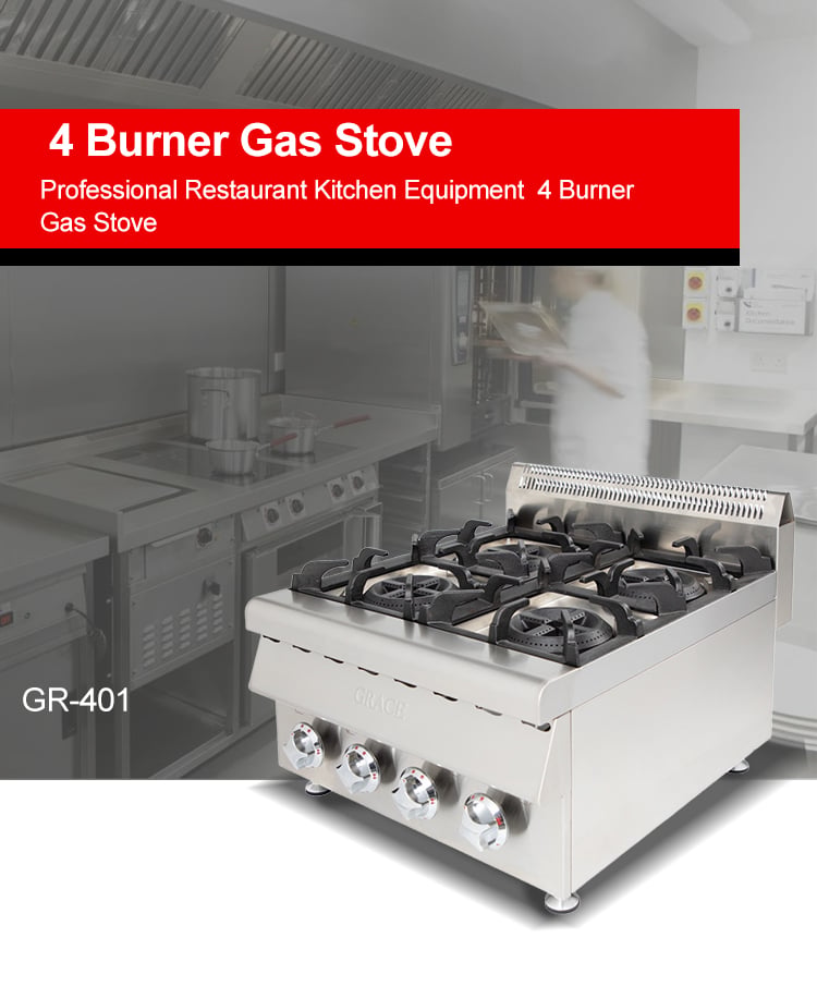 Grace 4 burner Gas range