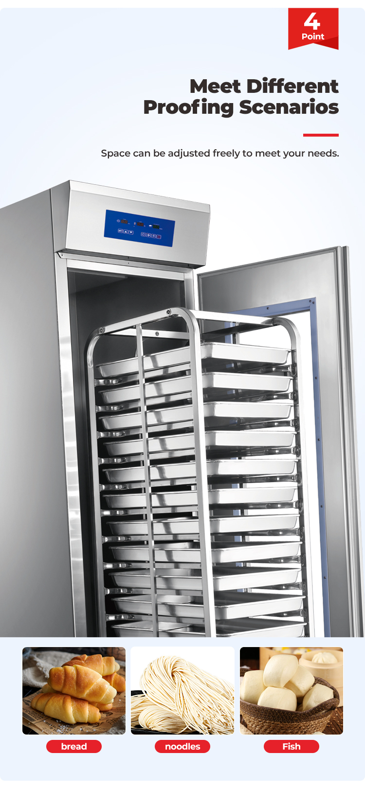 Grace spray push-in proofer cabinet 1