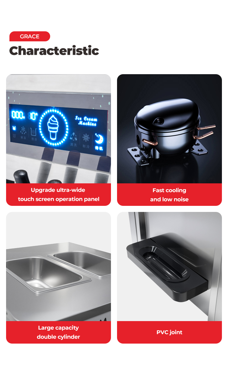 Grace GR-L20AC Countertop Ice Cream Machine 3