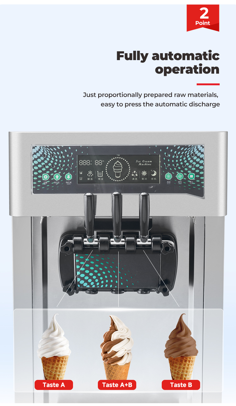 GR-L20BC floor-type ice cream machine 3