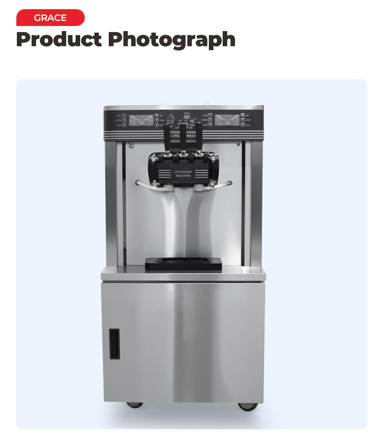 Sundae ice cream machine