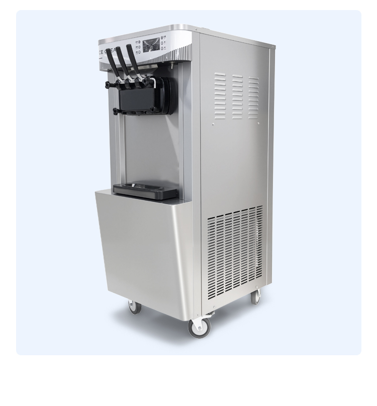 Free standing ice cream maker