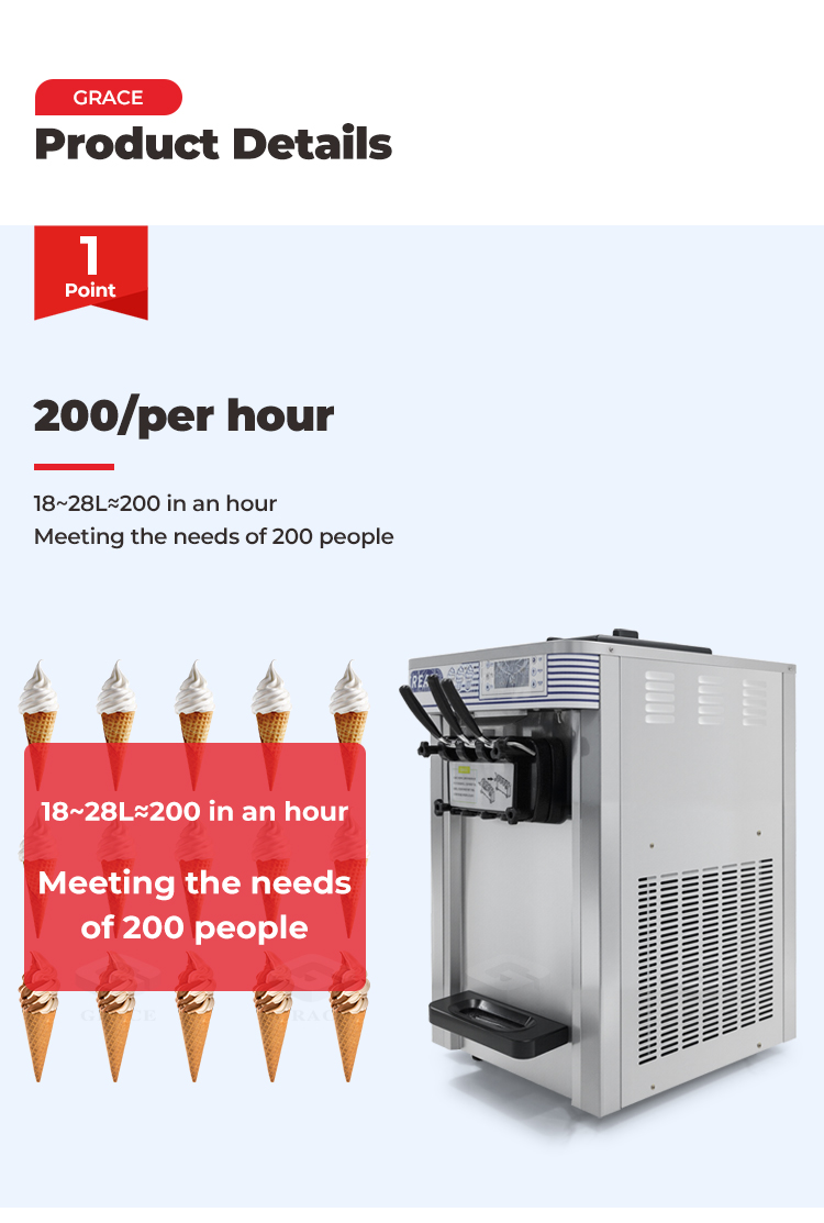 Grace Commercial Ice Cream Machine