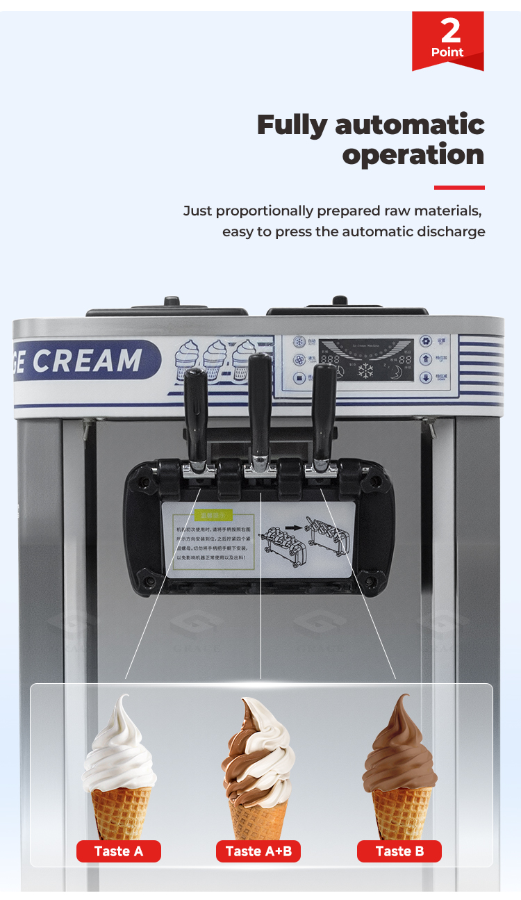 Commercial Tabletop Ice Cream Machine