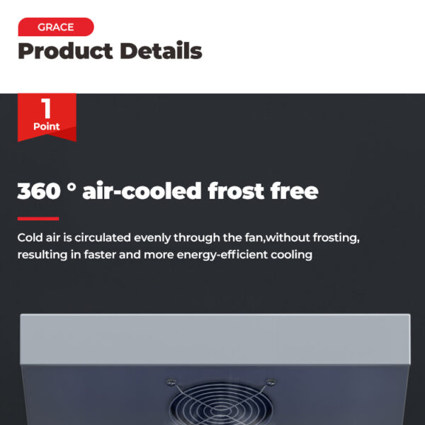 Grace Merchandising Coolers frost free