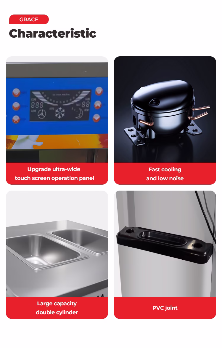 Grace Soft Serve Ice Cream Machine Characteristic