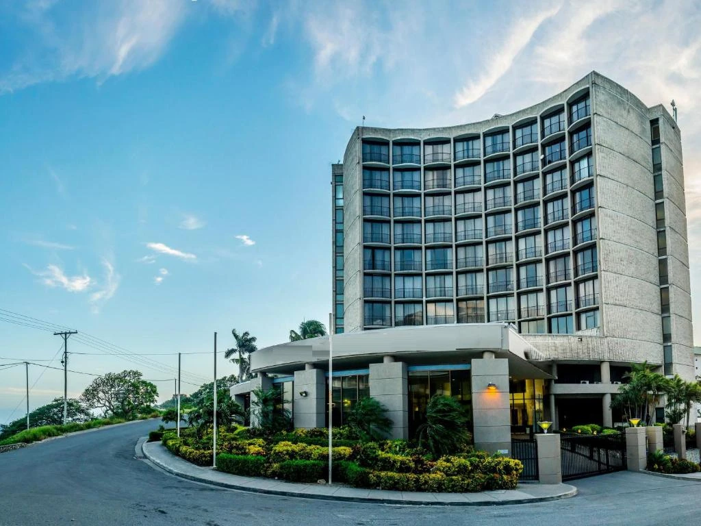 Crown Hotel exterior in Port Moresby, Papua New Guinea