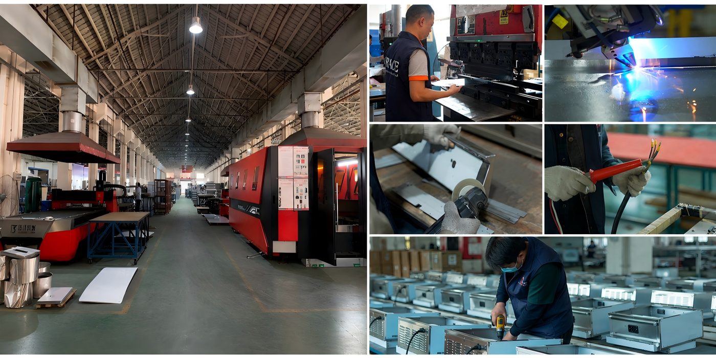 GRACE commercial kitchen equipment manufacturing facility in Foshan, China