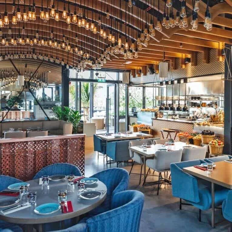 OSH La Mer dining room in Jumeirah 1, Dubai